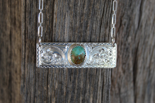 Bar Necklace- Round