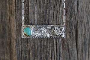 Bar Necklace- Round